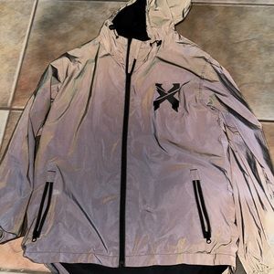 Excision glow in the dark wind breaker